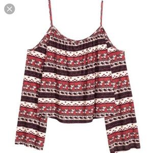 h & M Coachella elephant off the shoulder